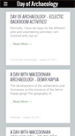 Mobile Screenshot of dayofarchaeology.com